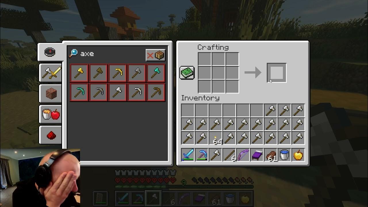 How to make an Axe in Minecraft YouTube