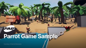 Parrot Game Sample | Pirate-themed 2.5D platformer | Now on Fab