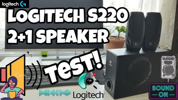 Ubarmhjertig Irreplaceable tempereret Logitech S220 2.1 Speaker System Unboxing & Review - YouTube