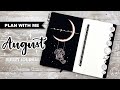 [PLAN WITH ME] Space Theme Bullet Journal | August 2020