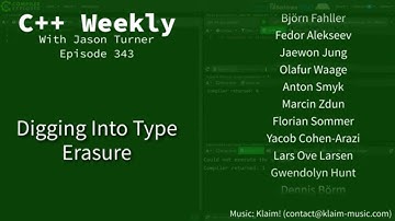 C++ Weekly - Ep 343 - Digging Into Type Erasure