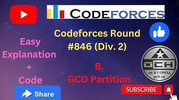 GCD Partition || Codeforces Round 846 (Div. 2) || #codeforces #coding