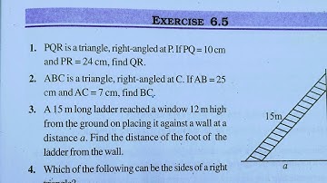 Class 7th maths l Exercise 6.5 l Chapter 6 l The Triangle and its properties l Ncert l Solution