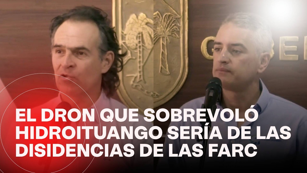 Alcalde de Medellín y gobernador de Antioquia revelan que dron en Hidroituango sería del Frente 36