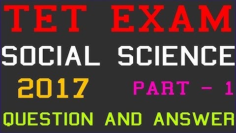TET | Social Science questions and answer | TNTET exam questions and answer in tamil part 1