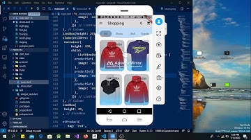 Flutter Shopping UI speed code