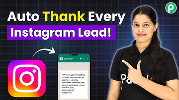 ⚡ Send WhatsApp Thank-You Messages Automatically for Instagram Leads!