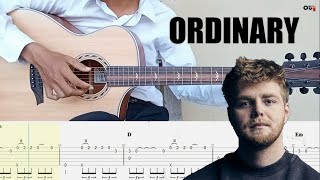 Alex Waren Ordinary - FIngerstyle Guitar Cover TAB