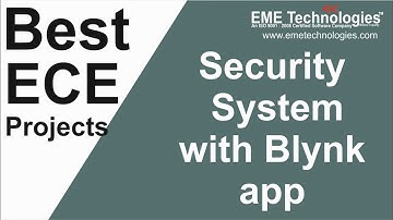 security system with blynk app