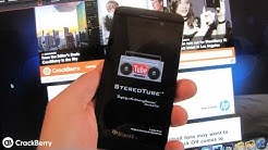 StereoTube Player for YouTube MP3 Movies for BlackBerry 10  - Durasi: 3.00. 