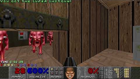 Doom 2: Speezdec MAP01 in 0:01.80 Pacifist