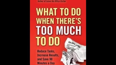 What to Do When There