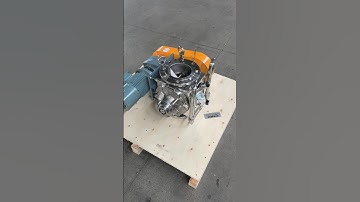 Rotary airlock valve for conveying pellet material. #pneumaticconveying #airlock #rotaryvalve