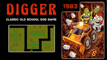 Digger (1983) DOS PC Game
