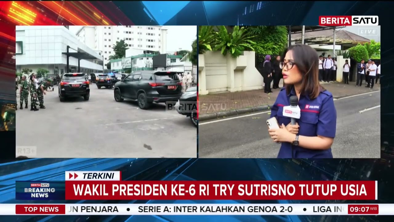 Try Sutrisno Meninggal Dunia, Wapres Gibran Dijadwalkan Melayat #beritasatu