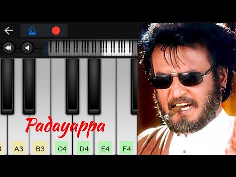 Padayappa Theme | Mass BGM | Easy piano Tutorial | perfect piano | Rajinikanth