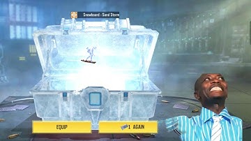 Getting the legendary snowboard only with 3cp 😩🤚