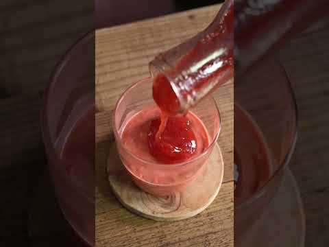 Water strawberry chocolate mousse ウォーターストロベリーチョコムース #shorts #asmr #chocolate