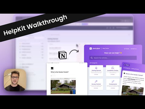 How To Turn Notion into a Help Center in Minutes – Walkthrough