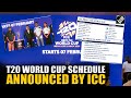ICC announces Men’s T20 world cup schedule; Jay Shah, Rohit Sharma addresses event