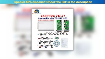 Top Newest Online Carprog 13.77 Full Adapters with keygen Car Prog  For Airbag/Radio/IMMO ECU Repai