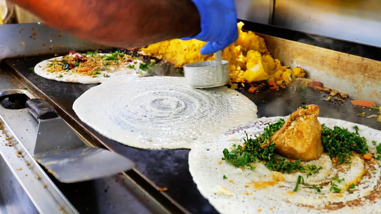 Indian Street Food - The BEST DOSA in New York City! Dosa Man NYC | Travel Thirsty