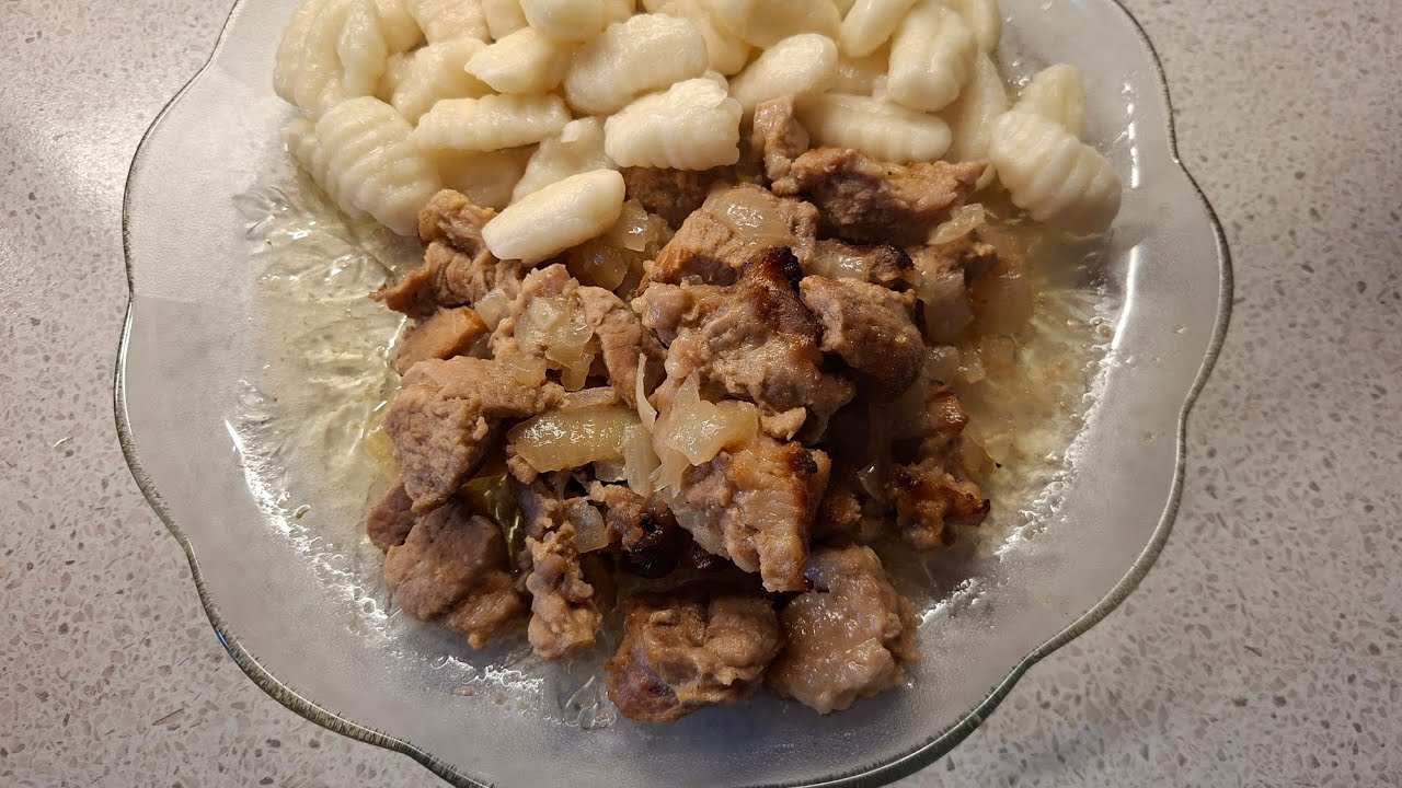 Vepřová plec na hořčici a cibuli 