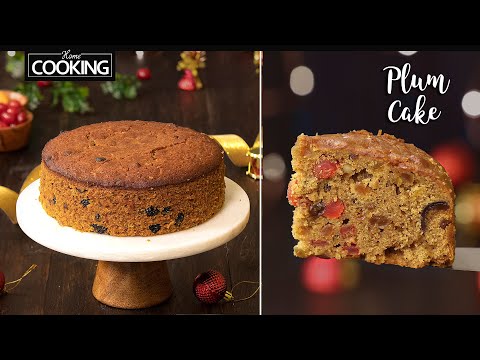 Plum Cake Recipe | Eggless & Non Alcoholic Cake | Christmas Cake Recipe | Rich Fruit Cake