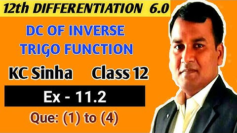 Differentiation Class 12 | KC Sinha Ex 11.2 | Mathematics Origin || Rahul kr verma || JEE | NCERT