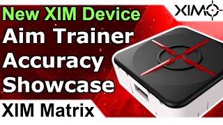 XIM Matrix - Accuracy Demonstration Aim Trainer With Mouse And Keyboard On  PS5