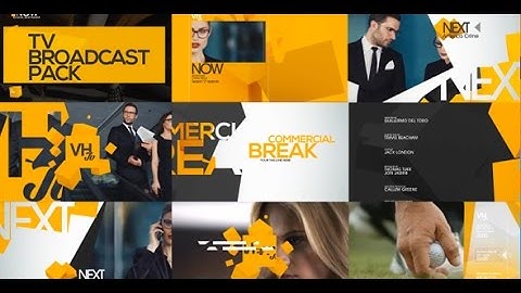 After Effects Template: Broadcast Pack