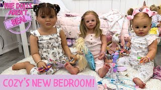 Tour The Dolls’ New Bedrooms and See Gina Try A Brand New Hairstyle on Adelia! Reborn Doll Roleplay