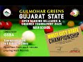 Abhishek rawal vs nilesh chauhan gulmohar greens gujarat state open ranking snooker tournament