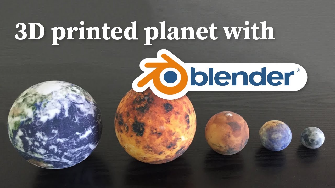 How to make a 3D printed with Blender YouTube