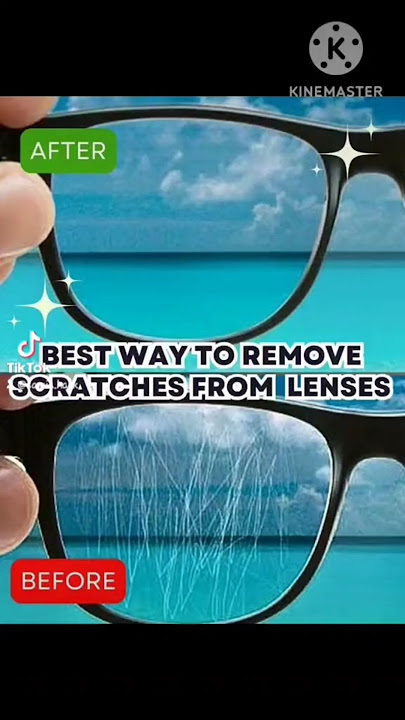 Best Way to Remove Scratches from Eyeglasses and Sunglasses Lenses Using Veniger#shorts