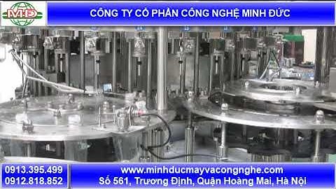 Máy chiết rót dung dịch 3 vòi chính xác Minh Đức