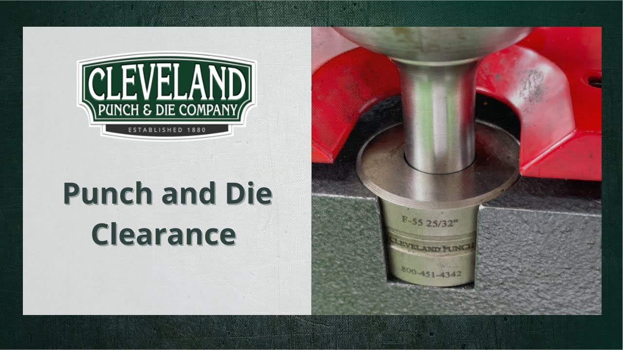 Punch and Die Clearance YouTube