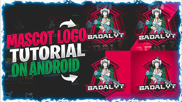 How To Add Text & Shield On Mascot Logo | Mascot Logo On Android - Ps Touch Tutorial