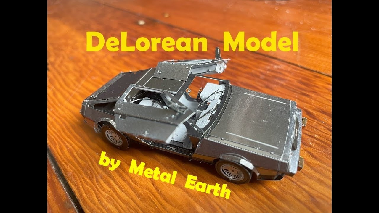 Delorian model by Metal Earth