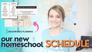 HOMESCHOOL ROUTINE 20232024 | Backwards easy homeschool schedule  | Homeschool Schedules