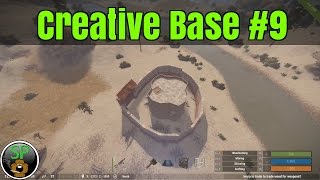 Creative Base Build Time Lapse #9 Small Protected Base! - (Rust)