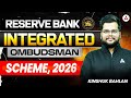 RBI Integrated Ombudsman Scheme 2026 | Complete Explanation | Kinshuk Bahlan