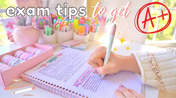 Exam day routine + last minute study tips to get those A's ✨💯