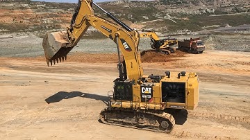 Caterpillar Excavators 6015B - 385C And Liebherr 976 Loading Trucks - Sotiriadis/Labrianidis Mining