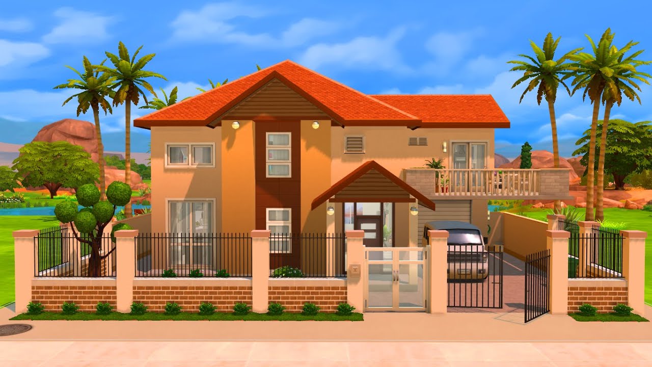 Base Game Only Modern House | NO CC | Stop Motion Build | THE SIMS 4 ...