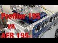 Profiler 195cc head vs AFR 195cc head sbc (with actual flow test)