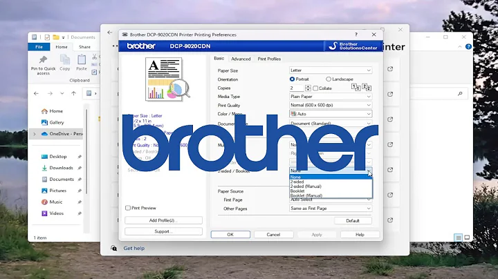 How To Set Duplex (2-Sided) Printing In Your Brother Printer [Tutorial]