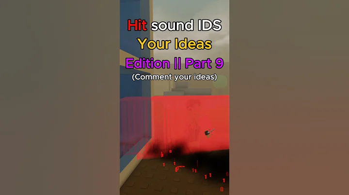 Hit sound IDS Your Ideas part 9 || Forsaken #roblox #forsakenroblox #forsaken