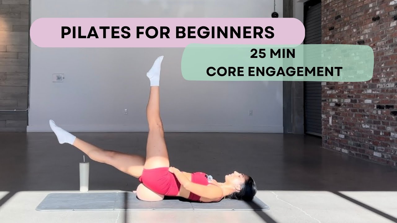 DAY 1 BEGINNER PILATES | 25 MIN ABS NO EQUIPMENT | HOW TO ENGAGE YOUR CORE