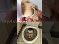 Skibidi toilet flipbook animation meme shorts